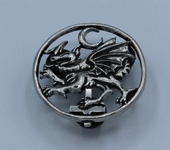Cradle Of Filth Pin Brooch English Pewter Alchemy Poker Vintage 1996 - £43.19 GBP