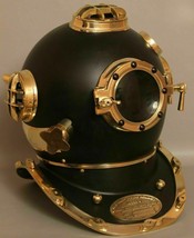 Vintage Brass Diving Helmet Boston Scuba London Marine Navy Scuba Divers Helmet - £167.79 GBP