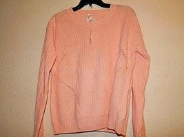 New Womens Aeropostale Diamond Knit Boxy Sweater Nwt Pink S/P - £15.03 GBP
