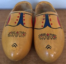 Vintage Wett GED Holland Dutch Wooden Shoes Clogs Klompen Dancing Decor - £31.38 GBP