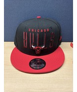 Chicago Bulls NBA NE Headline Snapback Hat~ Black/Red - $22.77