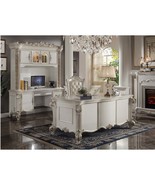 Vendome Computer Desk &amp; Hutch, Antique Pearl Finish - €2.800,76 EUR