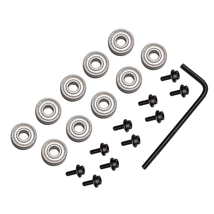 Yakamoz 10Pcs Router Bits Top Mounted Ball Bearings Guide for Router Bit... - $15.13
