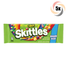 5x Skittles Sour Assorted Flavor Bite Size Candies | 3.3oz | Fast Shipping! - $20.80