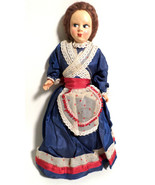 Vintage 9.5&quot; European Style Doll, Composition Face, Hard Plastic Hands, ... - £15.56 GBP