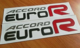 Accord Euro R Side Decals - Fits CL7 CL9 k20 k24 - Reproduction Stickers - $15.00
