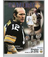 Oct 21 2002 Indianapolis @ Pittsburgh Steelers Program Peyton Manning 30... - £15.56 GBP