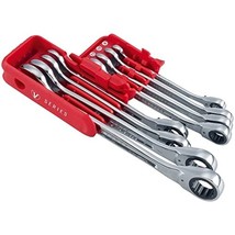 CRAFTSMAN V-SERIES Combination Ratchet Wrench Set, MM, 8 Piece (CMMT87375V) - $106.72
