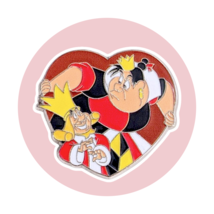 Alice in Wonderland Disney Pin: Queen of Hearts and King of Hearts - $242.14 MXN