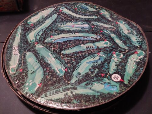 Springbok Jigsaw Puzzle The Best 18 Golf Holes in America Circular Round 1966 - $55.77