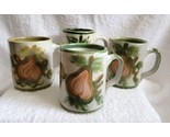  Louisville Stoneware Co HARVEST Coffee Cups  Mugs HARVEST Different Siz... - £31.96 GBP