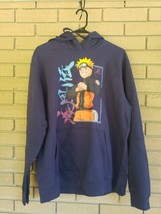 &quot;Naruto&quot; Blue Hoodie Sweat Shirt - Size: Large - $19.72