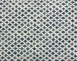 Tempo Taos L API S Blue Diamond Chenille Lattice Multipurpose Fabric By Yard 57&quot;W - £13.57 GBP