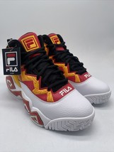 Fila MB Basketball Shoes White/Gold Fusion/Red 1BM01746-123 Men’s Size 10 - £75.93 GBP