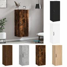 Modern Wooden Rectangular 1 Door Wall Mounted Storage Cabinet Unit With ... - £45.49 GBP+