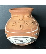 Vtg Quibar Lara Venezuela Hand Crafted Pottery Vase EUC - $368.88 MXN
