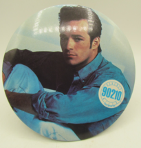 Vintage 1991 90210 Show Luke Perry Dylan 6” Circle Round Pin Button Picture - $8.99