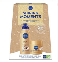New NIVEA Shining Moments Gift Set, 2 Piece Skincare Gift Set, Lotion Gift Set - £19.47 GBP