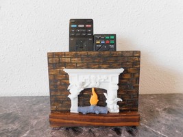 Remote Control Caddy / With a Mini Fireplace a great housewarming gift  - £11.78 GBP
