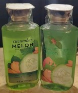 Bath &amp; Body Works Cucumber Melon Body Wash 10 oz  Set Of 2 - $392.12 MXN