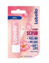 Labello Lip Scrub: Wild Rose Lip balm/ Chapstick -1 Pack - Free Shipping - £6.96 GBP