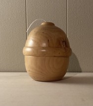 Wood Carved Acorn Twine Holder 4.5&quot; Williams-Sonoma? EUC - £14.93 GBP