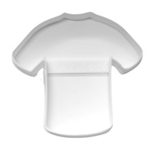 6x Soccer T Shirt Jersey Fondant Cutter Cupcake Topper 1.75 IN USA FD2552 - $6.99