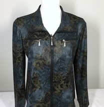 Damee Inc Size Medium Jacket Rhinestone Accent Zip Pulls - $28.00