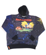 Nickelodeon Men&#39;s Hoodie Members Only X Hey Arnold Sponge Bob Small Galaxy - $47.58 CAD