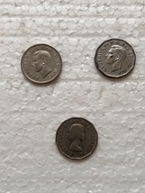 1940, 1945,1960 Canadian Nickel Collectible Coins - £4.28 GBP