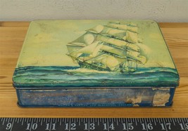 Vintage Ship Graphics Milady Waller &amp; Hartley Confectionery Tin England ... - £19.45 GBP
