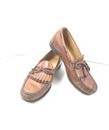 Allen Edmonds Loafers Men 10.5D Woodstock Shoes Brown Leather Tassel Kiltie - $51.36 CAD