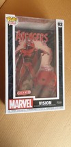 Funko POP! Comic Cover Art Marvel Vision The Avengers #02 NEW IN BOX - £16.20 GBP