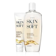 Avon Skin So Soft - Radiant Moisture Bath Oil + Hand Cream Duo Set - £31.68 GBP