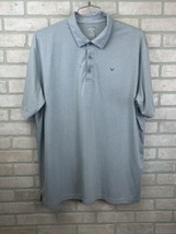 Callaway Golf Opti Dri Polo Shirt Men’s Sz  XXL Grey Stripe Excellent Co... - £10.89 GBP