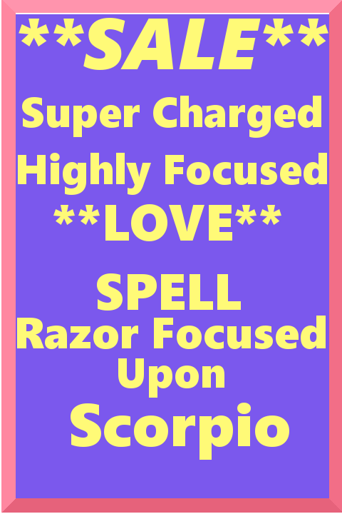 Primary image for SALE Love Spell Highly Charged Spell For Scorpio Magick for love and connection