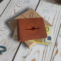 Aviation Gifts for Pilots Personalized Customized Leather Engraved Mens Wallet - £35.97 GBP
