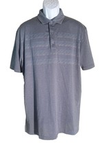 CALLAWAY Men&#39;s Short Sleeve Button Down Golf Polo Shirt Gray Large - $202.80 MXN