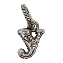 Authentic Brighton ABC Letter Y Charm, J9062Y, Silver Finish,  New - $8.08