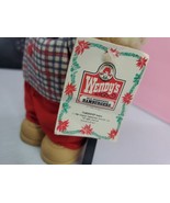 Vintage 1986 BOONE Furskins Bear Wendy&#39;s Promo 7&quot; Plush Toy w/tag Box67 - £10.19 GBP