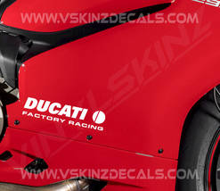 Ducati Factory Racing Fairing Decals Stickers Premium Quality 5 Colors Panigale - £9.40 GBP
