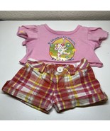 BABW-If Friends Were Flowers I’d Pick You Pink Top W/Plaid Shorts Spring... - $9.32 CAD
