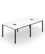 8 Feet Conference Room Table Large Meeting Table Seats up to 10 People-W... - $441.25 CAD