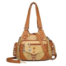 Vintage High Quality Leather Handbags  Designer Handbag Ladies Hand  Crossbody B - £149.48 GBP
