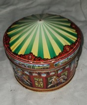 Metal Churchills of London Carousel Cream Toffee Tin 12.3 Ounces Merry G... - £10.22 GBP