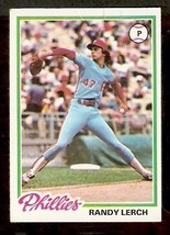Philadelphia Phillies Randy Lerch 1978 Topps # 271 Vg - £0.39 GBP