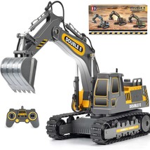 Remote Control Excavator Toy Construction Toys Tractor Rechargeable Batt... - £69.30 GBP