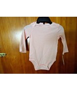 &quot; NWT &quot; Carters 6M Baby One Piece Pink Striped &quot; GREAT GIFT ITEM &quot; - £9.04 GBP