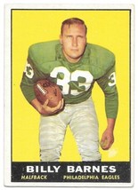 Billy Barnes Philadelphia Eagles NFL Trading Card #97 Topps 1961 HIGH GRADE - £18.88 GBP