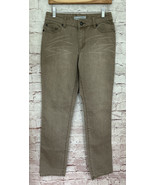 Chicos Platinum Size 0 Reg Denim Slim Leg Regular Jeans Soft Sand Wash B... - £37.80 GBP